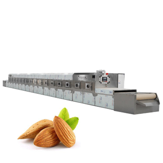 10Kw Air Cooled Industrial Tunnel Type Almond Microwave Roaster For Family Workshop