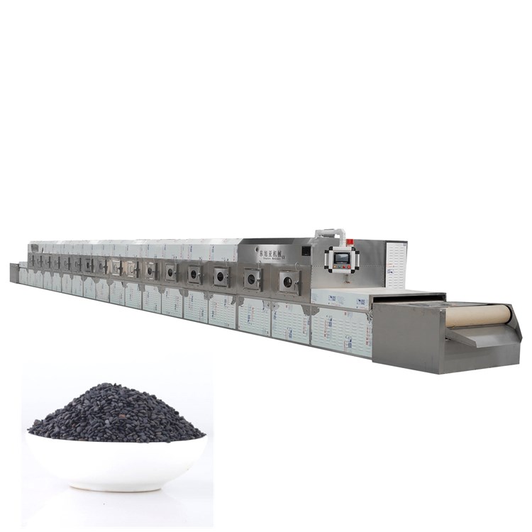 60Kw Water Cooled Commercial Belt Type Sesame Microwave Roasting Machine For Family Workshop
