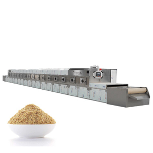 80Kw Water Cooled Commercial Belt Type Wheat Germ Microwave Roasting Machine For Family Workshop